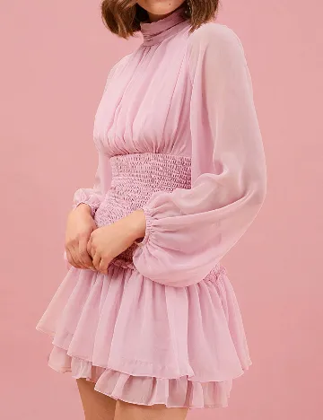 Rochie scurta SHEIN, roz