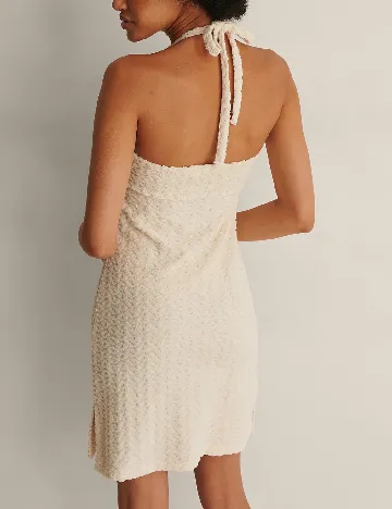 Rochie scurta NA-KD, crem