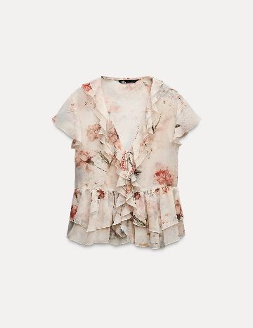 Bluza Zara, floral print