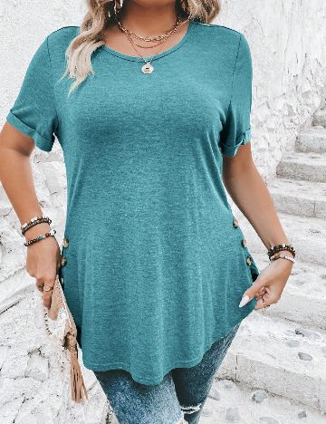 Bluza SHEIN CURVE, albastru