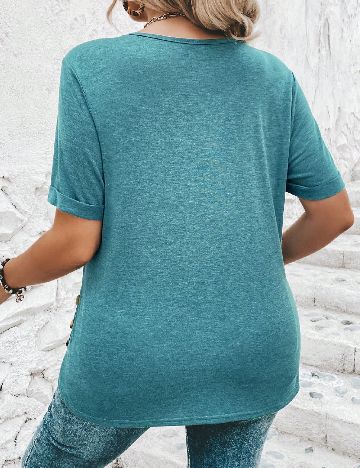 Bluza SHEIN CURVE, albastru