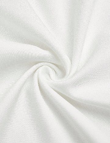 Pantaloni SHEIN CURVE, alb