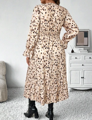 Rochie medie SHEIN CURVE, crem