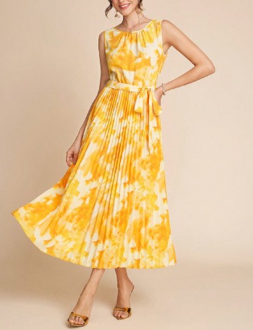 Rochie medie SHEIN, galben