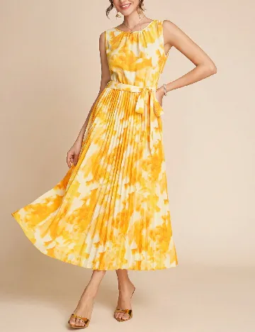 Rochie medie SHEIN, galben