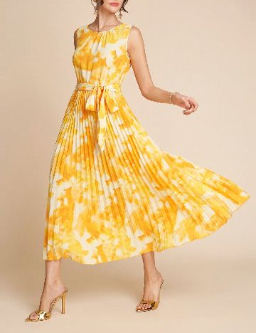 Rochie medie SHEIN, galben