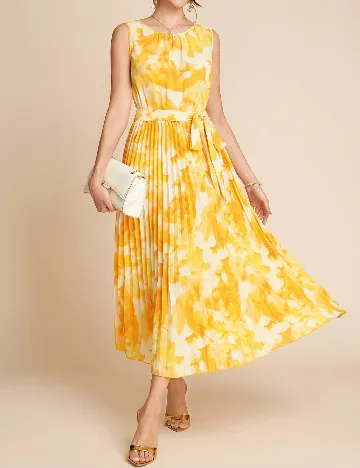 Rochie medie SHEIN, galben