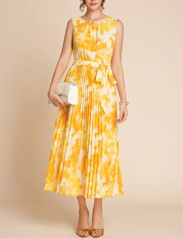 Rochie medie SHEIN, galben