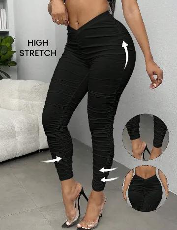 Pantaloni SHEIN, negru