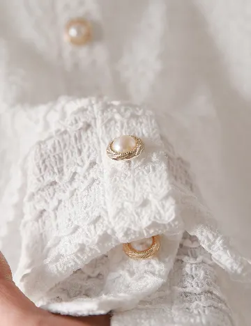 Bluza SHEIN CURVE, alb