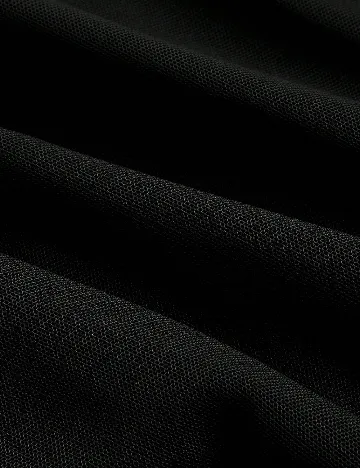 Top SHEIN, negru/alb