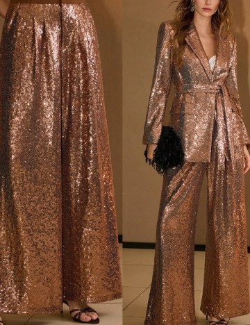 Pantaloni MOTF, maro