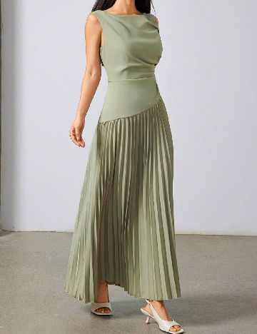 Rochie lunga SHEIN, verde
