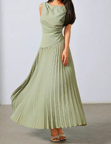 Rochie lunga SHEIN, verde