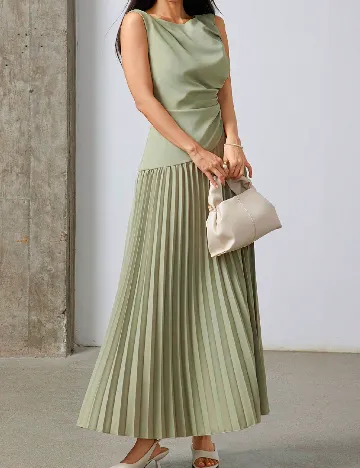 Rochie lunga SHEIN, verde