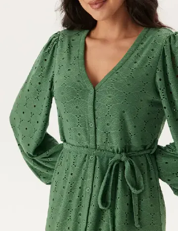 Rochie medie Happy Holly, verde