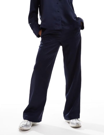 Pantaloni THE COUTURE CLUB, bleumarin