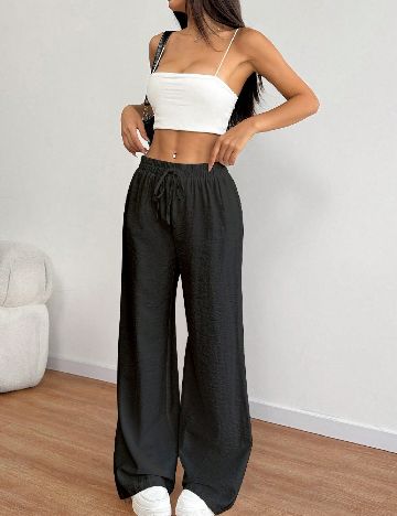 Pantaloni SHEIN, negru