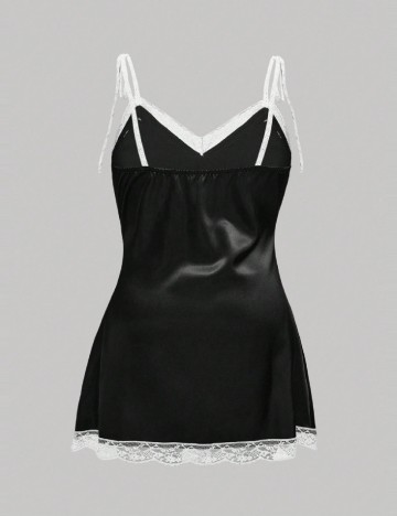 Rochie scurta Romwe Plus Size, negru