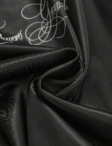 Rochie scurta Romwe Plus Size, negru