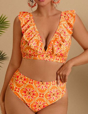 Costum de baie SHEIN, mix culori