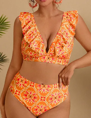 Costum de baie SHEIN, mix culori