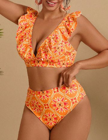 Costum de baie SHEIN, mix culori