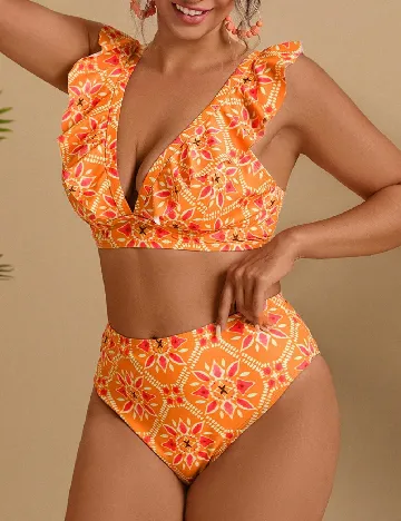 Costum de baie SHEIN, mix culori