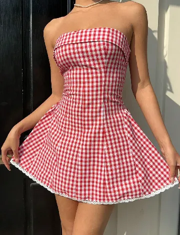 Rochie scurta SHEIN, rosu