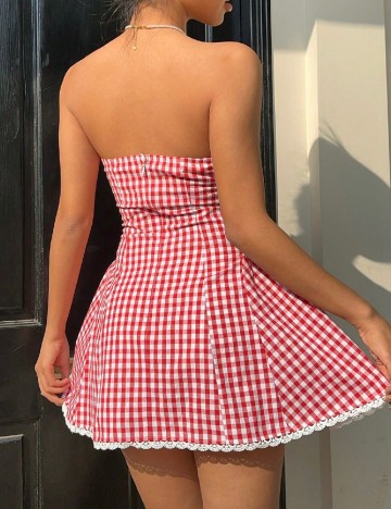 Rochie scurta SHEIN, rosu