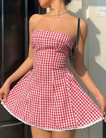 Rochie scurta SHEIN, rosu