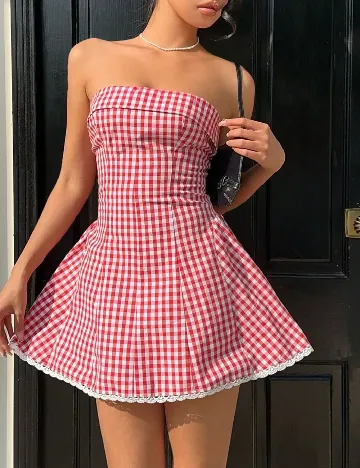 Rochie scurta SHEIN, rosu