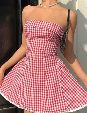 Rochie scurta SHEIN, rosu