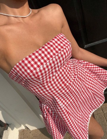 Rochie scurta SHEIN, rosu