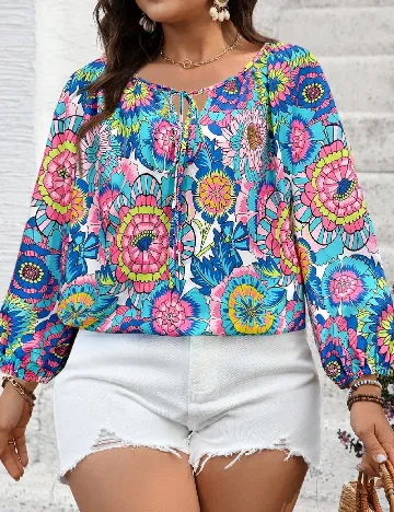 Bluza SHEIN CURVE, mix culori