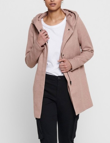 Geaca Only, roz pudra