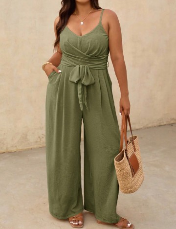 Salopeta SHEIN CURVE, verde