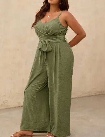 Salopeta SHEIN CURVE, verde