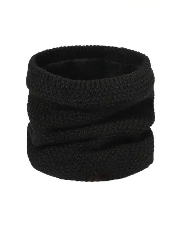 Fular Circular Shein Kids, negru