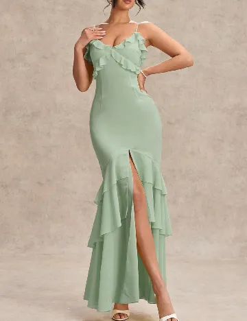 Rochie lunga SHEIN, verde