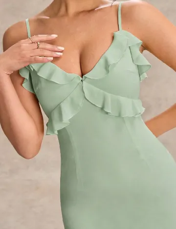 Rochie lunga SHEIN, verde