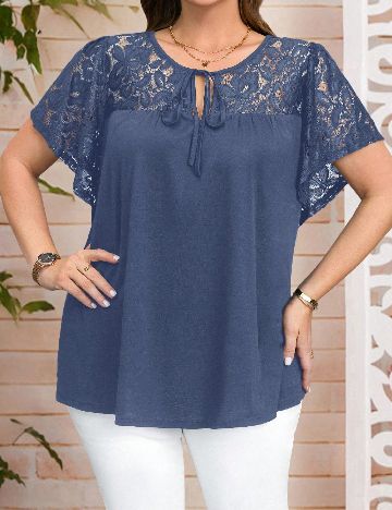 Tricou Emery Rose Curve, albastru