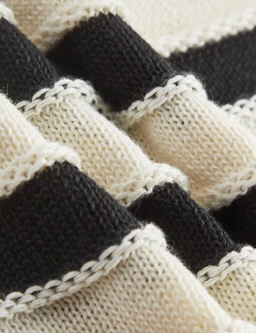 Top SHEIN, negru/ecru