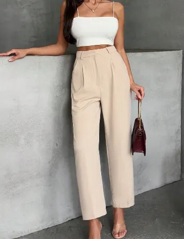 Pantaloni SHEIN, crem