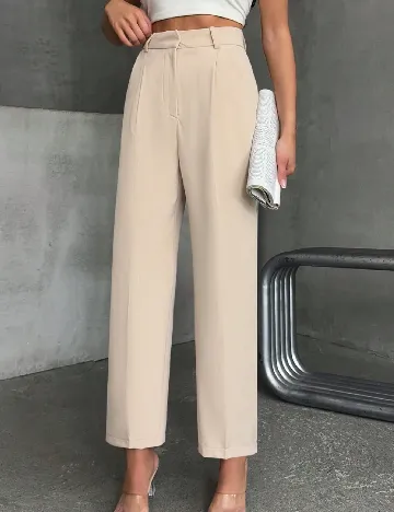 Pantaloni SHEIN, crem