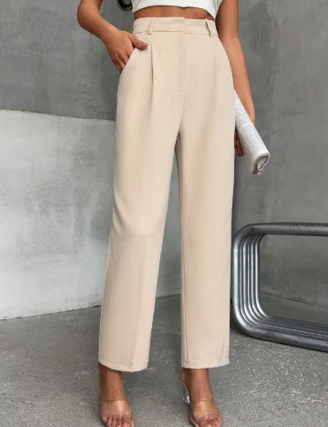 Pantaloni SHEIN, crem