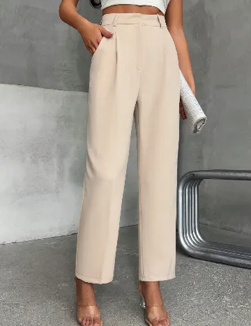 Pantaloni SHEIN, crem