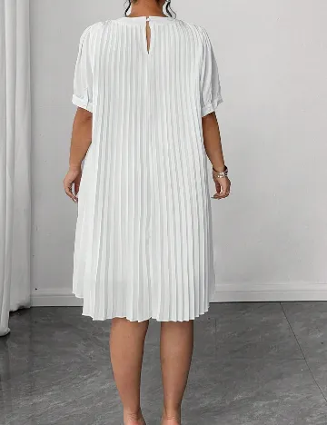 Rochie scurta SHEIN CURVE, alb