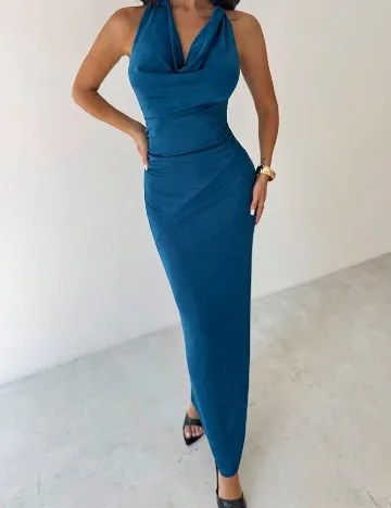 Rochie lunga SHEIN, albastru