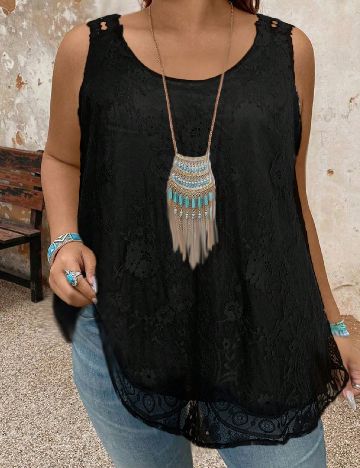 Bluza SHEIN CURVE, negru